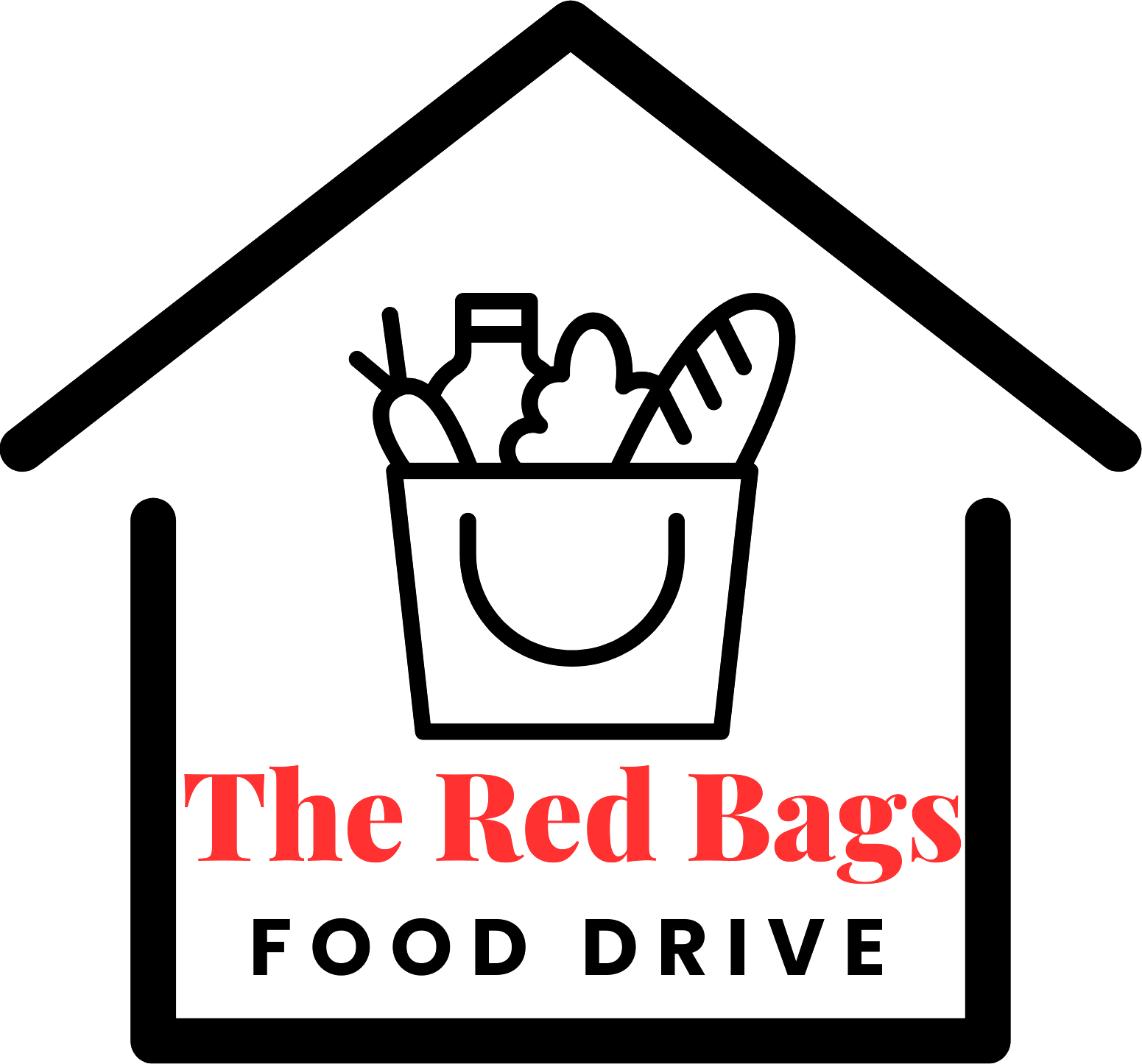 The Red Bags Food Drive logo